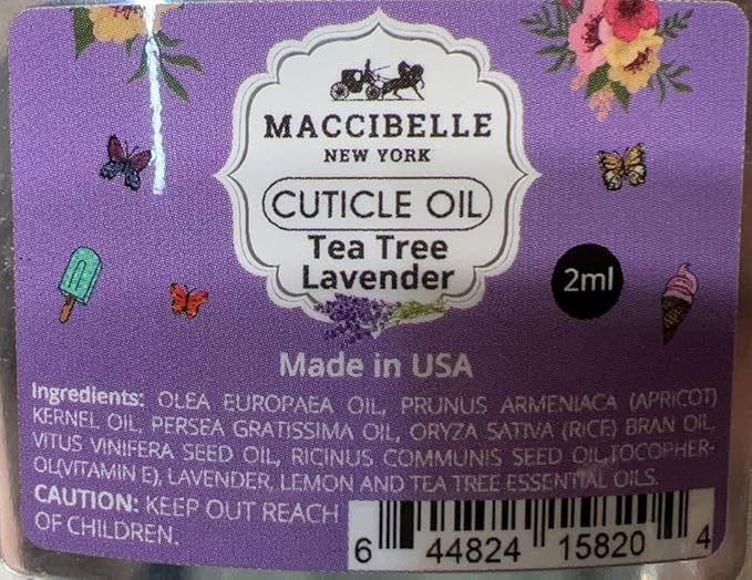Lavander Pure Cuticle & Nail Oil Pen 2ml Heals Dry Cracked Cuticles.