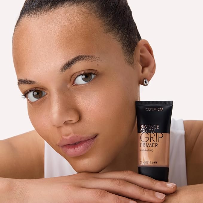 Catrice Bronze Glow Grip Primer | Hydrating Formula for Longlasting Makeup & Radiant Bronzed Base | Hyaluronic Acid & Coconut Water | Vegan & Cruelty Free