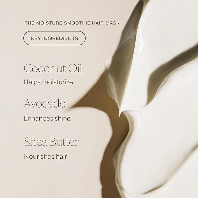 Raw Sugar The Moisture Smoothie Bundle - Shampoo, Conditioner & Hair Mask, Hair Care for Dry Damaged Hair, Formulated without SLS/SLES & Parabens
