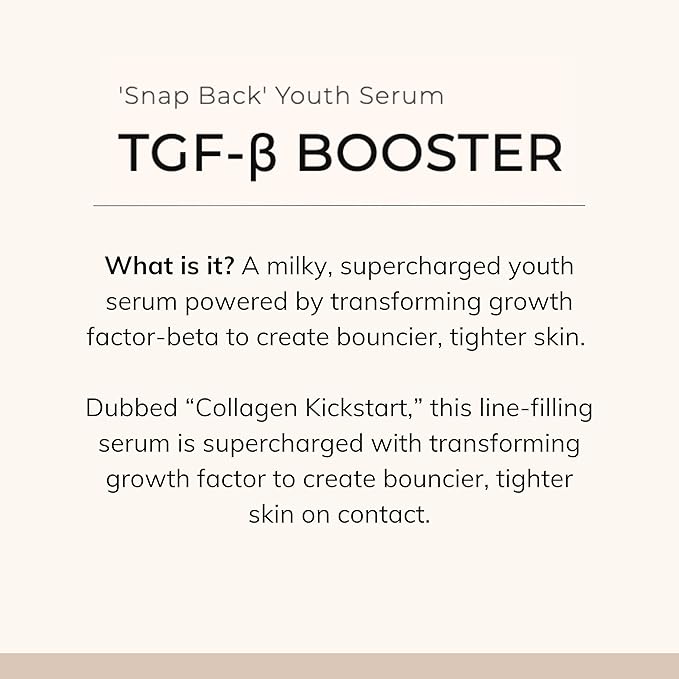 Le Mieux TGF-B Booster - Anti Aging Triple Growth Factor Facial Serum with Hyaluronic Acid & Peptides, Hydrating Face Serum with No Parabens (1 oz / 30 ml)