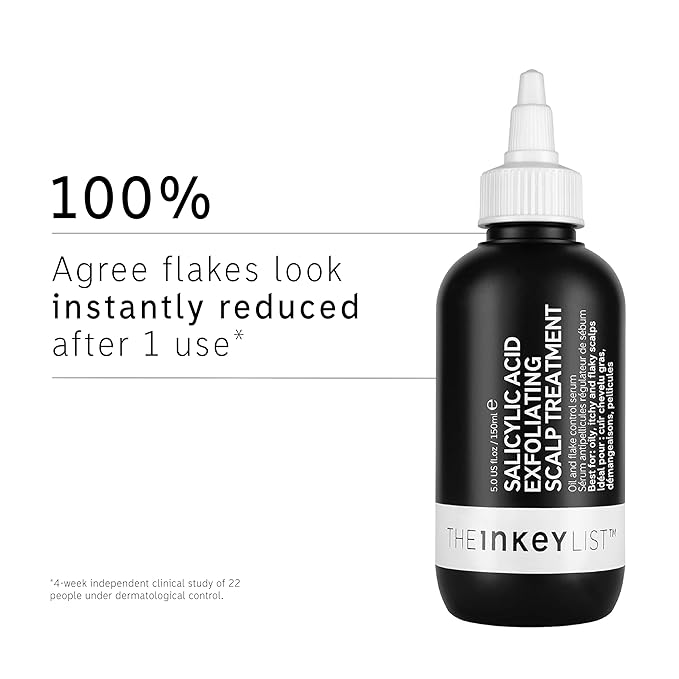 The INKEY List Salicylic Acid Exfoliating Scalp Treatment 5 Fl Oz, Hydrating Scalp Oil, Moisturizing Scalp Scrub, Suitable For All Hair Types