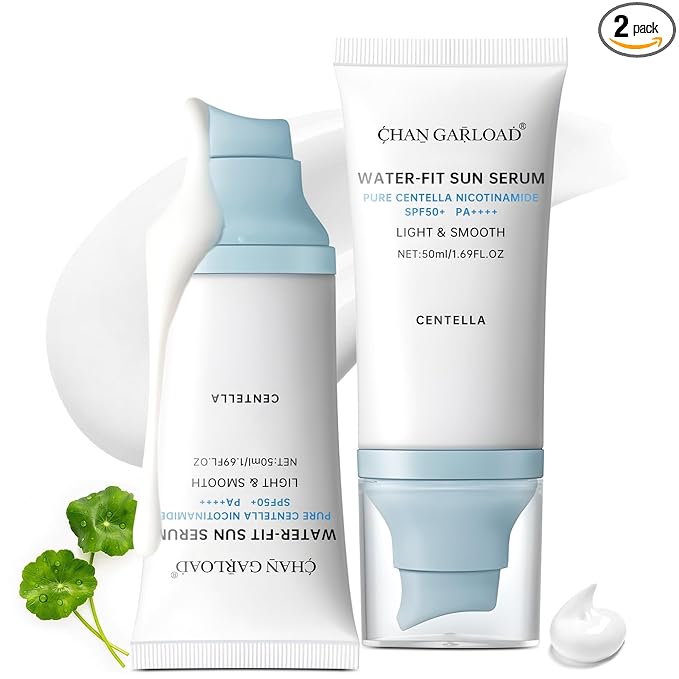 Korean Sunscreen for Face & body， Madagascar Centella Sunscreen SPF 50+ ，mineral sunscreen with Tinted Moisturizer & Hyaluronic Acid &Niacinamide, korean skin care sunblock 50ml