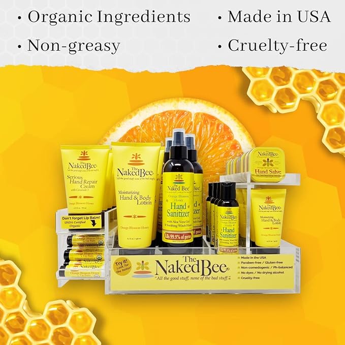 The Naked Bee Nourishing Body Lotion for All Skin Types (8 oz)- Moisture Replenishing Lotion for Dry Skin with Coconut & Honey