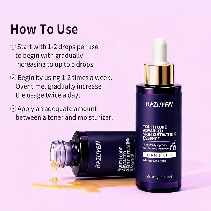 Peptides Serum for Face, Collagen Hydrating Face Serum for Women Anti Aging, Provide Fine Lines and Wrinkles Treatment, Bifida Barrier Repair with Vitamin b5, 1.01 Fl Oz