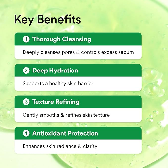 VEGANIFECT LHA Gel to Foam Cleanser, Low pH Gentle Daily Face Wash, Mild Pore Care & Hydrating Cleanser for Smooth, Balanced Skin, Korean Skincare 205ml/6.93 fl oz