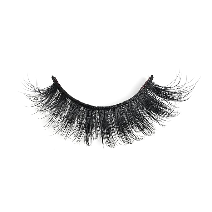 Lashes 18MM False Eyelashes Volume Faux Mink Lashes 14 Pairs Pack Dramatic Fake Eyelashes Wispy Cat-Eye Look Waterproof Strip Lashes That Look Like Extension, by TIMELABS Lashes 14Pairs