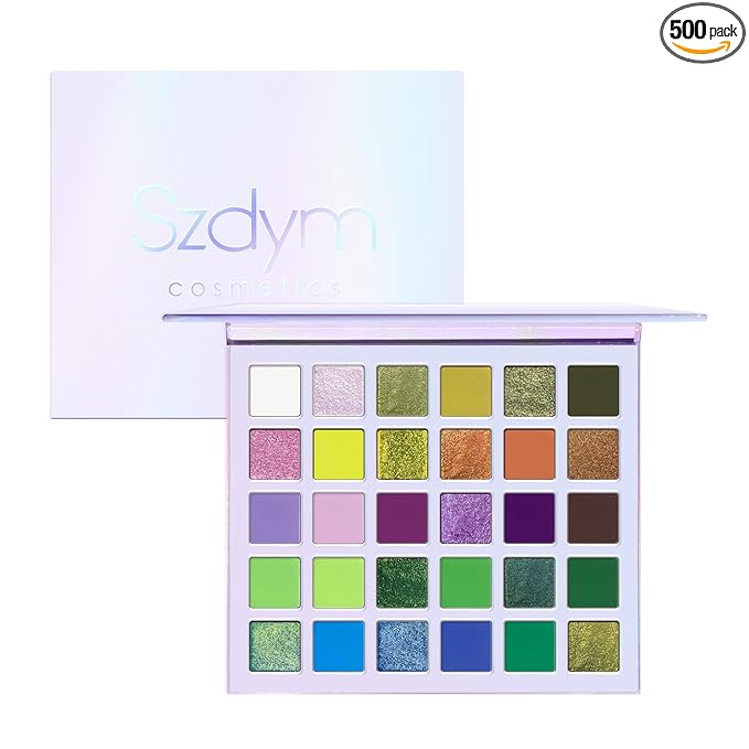 Professional super shine shimmer 30 color eyeshadow palette,high pigment matte+duochrome+shimmer,Cruelty- Free Makeup Pallet,Colorful Powder Long Lasting Waterproof Eye Shadow (make up-1)