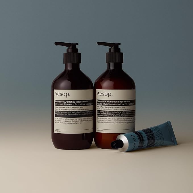 Aesop Reverence Aromatique Hand Balm | Rich, Skin-Softening Balm For Sustained Hydration with Emollient Ingredients | Vegan and Cruelty-Free | 16.9 oz