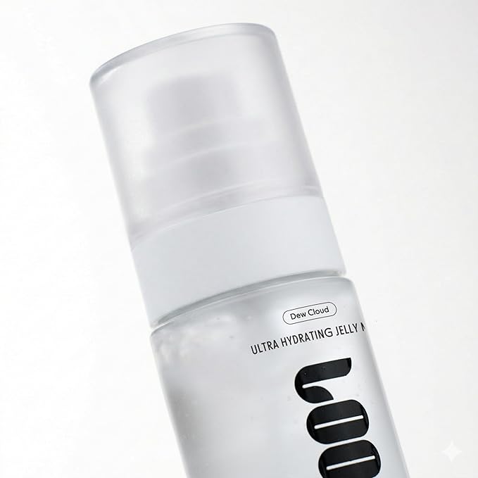 LOOPS Beauty Dew Cloud Ultra Hydrating Korean Jelly Mist – Barrier-Repairing Facial Spray with Polyglutamic Acid, Snow Mushroom & Ceramides – Plumping & Moisturizing Micro-Gel Mist – 1.7 fl oz