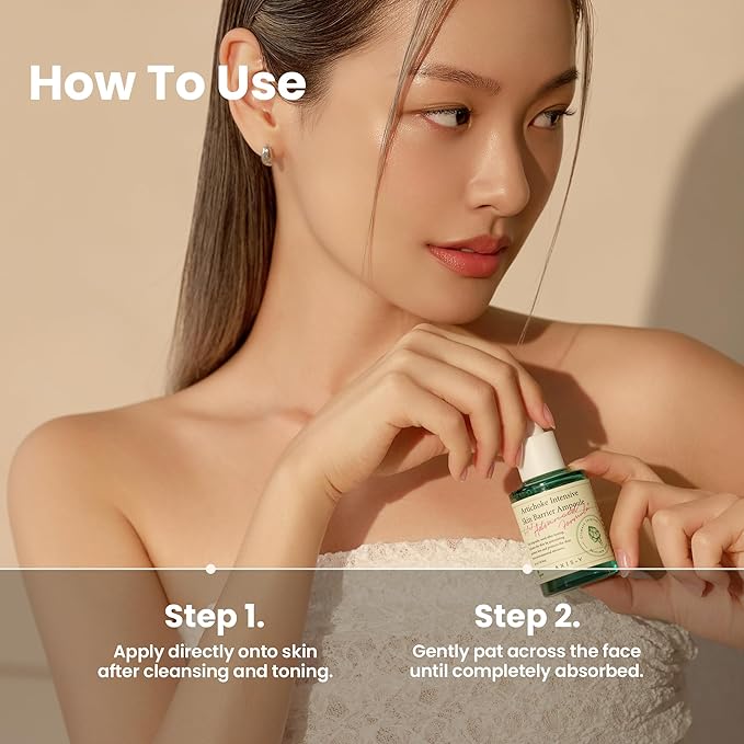 AXIS-Y Artichoke Intensive Skin Barrier Ampoule - Face Moisturizer Dark Spot Corrector Centella Ampoule - Vegan Korean Skin Care Facial Serum for All Skin Types (1.01 fl. oz.)