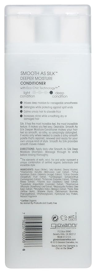 Giovanni Smooth As Silk Deep Moisture Conditioner - 8.5 oz