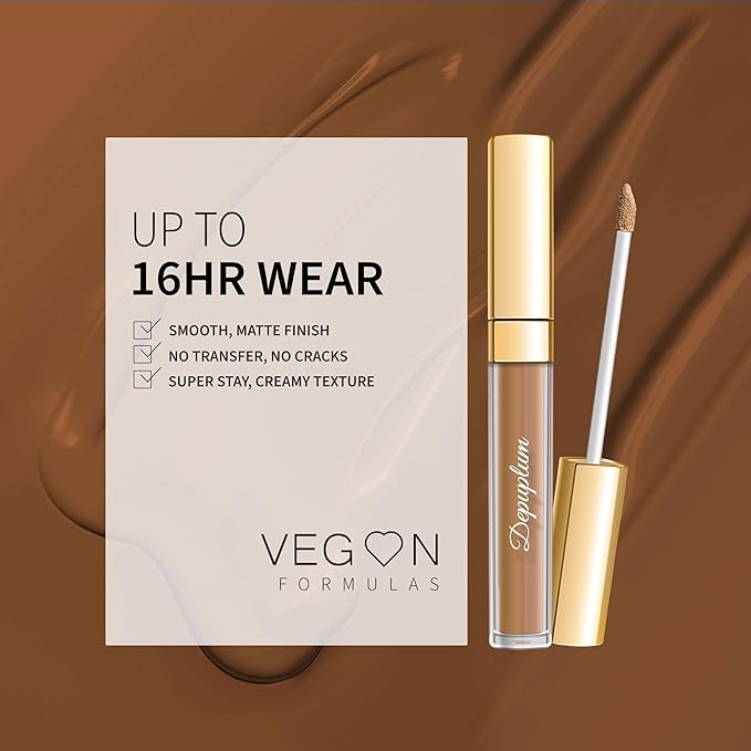 Depuplum Brown Lipstick Matte for Women Color Stay Long Lasting Lipstick Smudgeproof Liquid Lipsticks Cruelty Free Lip Color, DM11 Caramel Latte
