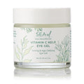 Sea-el Vitamin C Kelp Eye Gel Toning & Age Defying Skincare for Puffiness, Under Eye Bags & Dark Circles Cooling Youthful Glow for Women & Men - 1 Oz