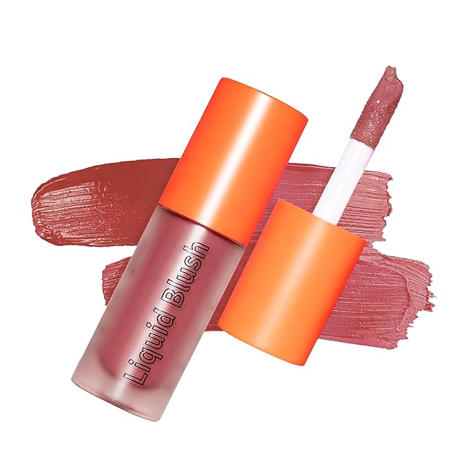 Liquid Blush, Long-lasting & Blendable Liquid Blush for High-Pigment Color, Achieve a Soft, Dewy, Healthy Natural Finish (10-Claret, 0.2 Ounce)