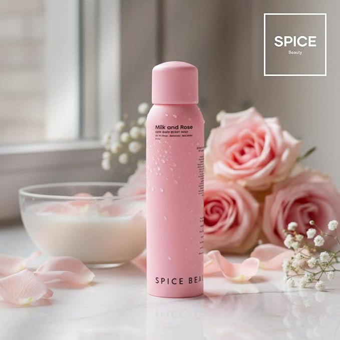 Milk & Rose Hair & Body Mist | Hydrating Floral Mist for Hair, Skin & Clothing | Rose, Goat Milk & Skin-Loving Ingredients | 6.7 oz