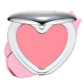 lilybyred Luv Beam Cheek Mousse | Heart-Shaped Korean Cream Blush, Airy Soft-Matte Texture, Soft-Focus & Pore-Blurring Finish, Seamless Buildable, Natural Flush, 0.13 oz. (07 Strawberry Yogurt Mousse)