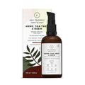 Juicy Chemistry Hemp, Tea Tree & Neem Face Cleanser, Face Wash For Acne & Blackheads, Certified Organic, Vegan, Cruelty Free, Face Wash For Women & Men (100 Milliliters Clear)