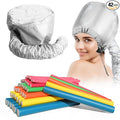 42 pcs 7" Flexi Rods,Hair Curlers Rollers Flexible Curling Rods,Heatless Bendy Foam Curls for Long,Medium,Short Hair to Sleep in,with Hair Dryer Bonnet for Quick Shaping(Silvery)