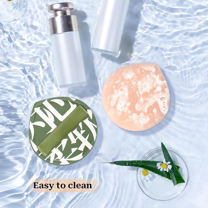 4 Pcs Korean Makeup Sponge Puff, Soft Teardrop Makeup Setting Cosmetic Puff Cushion Foundation Sponge for Concealer, Liquid, Cream, and Powder (Large Size)