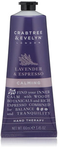 Crabtree & Evelyn Calming Hand Cream Therapy, Lavender and Espresso, 3.45 oz
