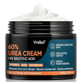 Urea Cream 60% with 2% Salicylic Acid, Urea Cream 60 Percent for Feet Maximum Strength, Foot Cream & Callus Remover for Dry Cracked Heels, Rough Thick Skin, Deep Hydration, 5.29 oz