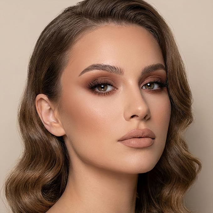 Erinde Single Matte Eyeshadow Palette, High Pigment, Long Lasting, Intense Color, Black Smokey Eye Shadow Powder Palette