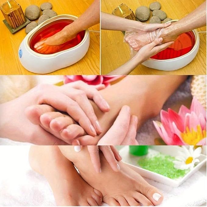 Plastic Disposable Foot Covers, Paraffin Bath Liners for Foot Pedicure Hot Spa Wax Treatment, Larger Thicker Thermal Therapy Feet Covers Bags Plastic Socks Liners (12.2" L x 6.7" W(Pack of 200))