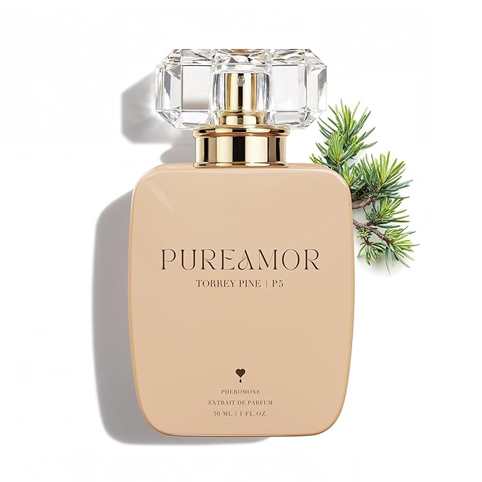 PUREAMOR Pheromone Perfume for Women, Torrey Pine Extrait de Parfum - Long Lasting Fresh Woody Scent, 30% High Concentration, Full Size Fragrance Spray, 1.0 oz / 30 ml