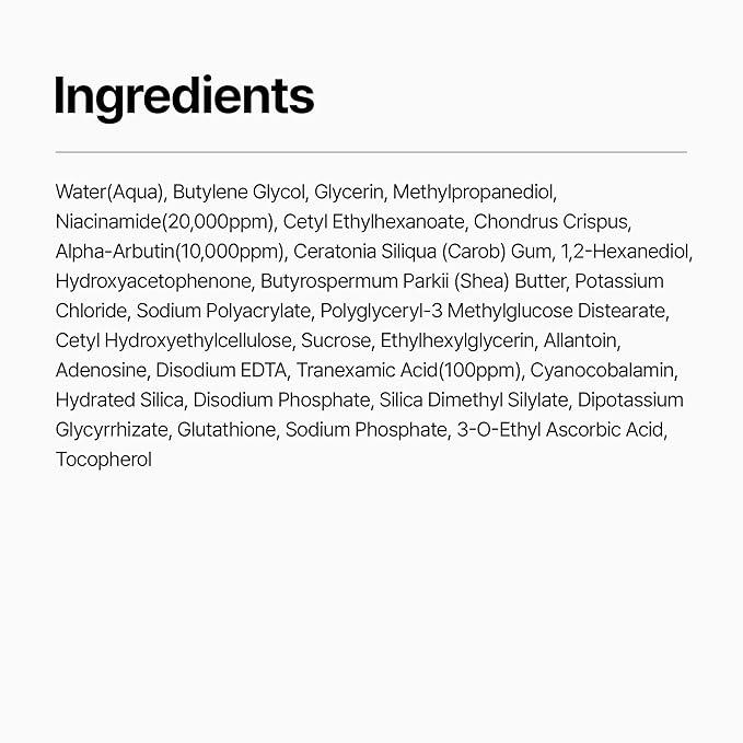 TXA Niacinamide Brightening mask, Overnight Care for Glass Skin, Dark Spot Care, Tranexamic Acid + Niacinamide + Alpha-Arbutin 30,000ppm, Korean Skincare, Gifts for Women, 4ea