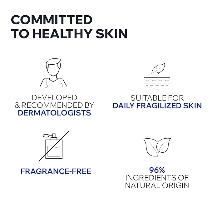 Uriage Cica-Daily Repairing Gel-Cream For Face, Made With Prebiotic, Centella Asiatica & D-Panthenol, Ultra-Light Gel, Paraben & Fragrance-Free, Non-Comedogenic