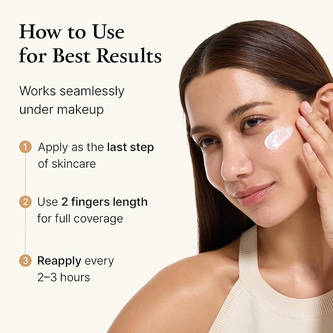 FULLY Rice Ceramide Moisture Sunscreen with PDRN, SPF 50 Broad Spectrum, Korean Sunscreen, For All Skin Types, No White Cast, Lightweight, Hydrating, Vegan, Korean Skin Care, 1.69 fl. oz.
