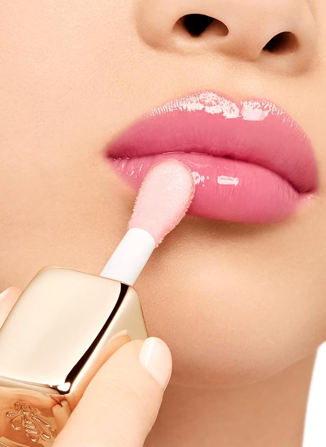 Kiss Kiss Bee Glow Oil - 458 Rose Glow by Guerlain for Women - 0.3 oz Lip Oil