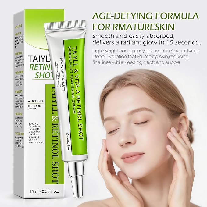 Botoxmix &Vita-A Retinol Shot Cream,Retinal Shot Tightening Booster, Retinol Anti-Wrinkle Cream, Anti-Aging, Reduces Fine Lines, Wrinkles & Crow’s Feet, Pore Minimizer, Firmer Skin