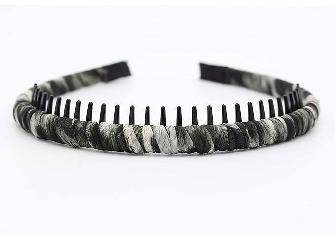 JOBAND Fashion Comfy Headbands - Short Hair Bands (Teeth Comb,Hoop) - Not Easy To Break (4 Colors)