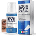 Under Eye Cream for Puffiness and Bags Under Eyes - Eye Bags Treatment for Men & Women - Anti Wrinkle Cream for Dark Circles, Baggy Eyes Treatment for Women with Retinol, Hyaluronic Acid & Caffeine