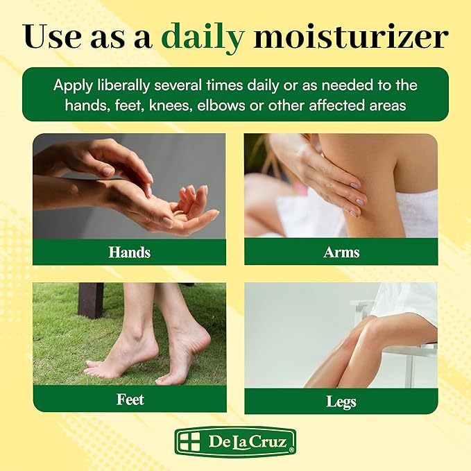 De La Cruz Arnica Salve Foot Care Cream for Dry Cracked Heels & Feet, Skin Care, Hand Salve, 24 Hour Moisture Balm - (Trial Size)