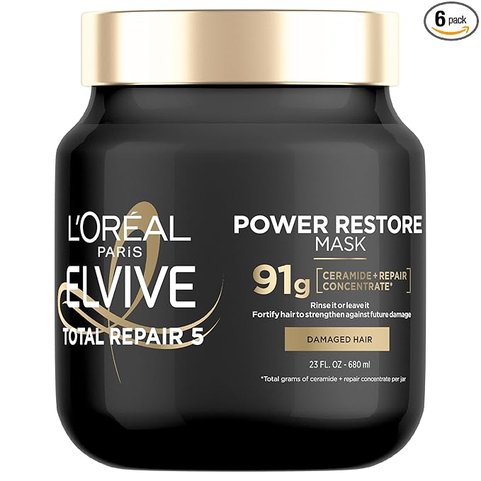 L'Oreal Paris Elvive TR5 Power Restore Multi Use Treatment (Packaging May Vary),(Pack of 6)