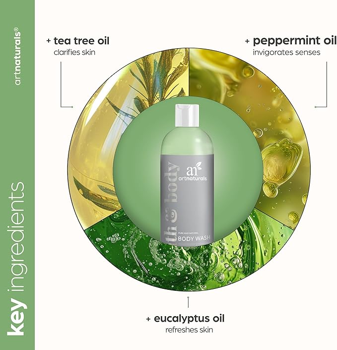 Artnaturals Tea Tree Body Wash, 12 Ounce