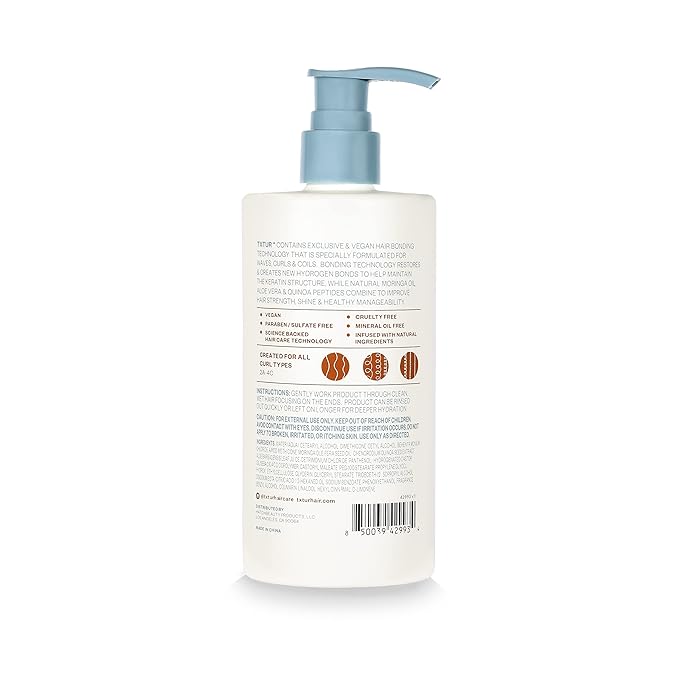 Bond Repair Conditioner For All Textured Hair Types, Hydrates, Smooths & Detangles While Providing Protection To Your Curls From Future Damage, 12 Fl Oz
