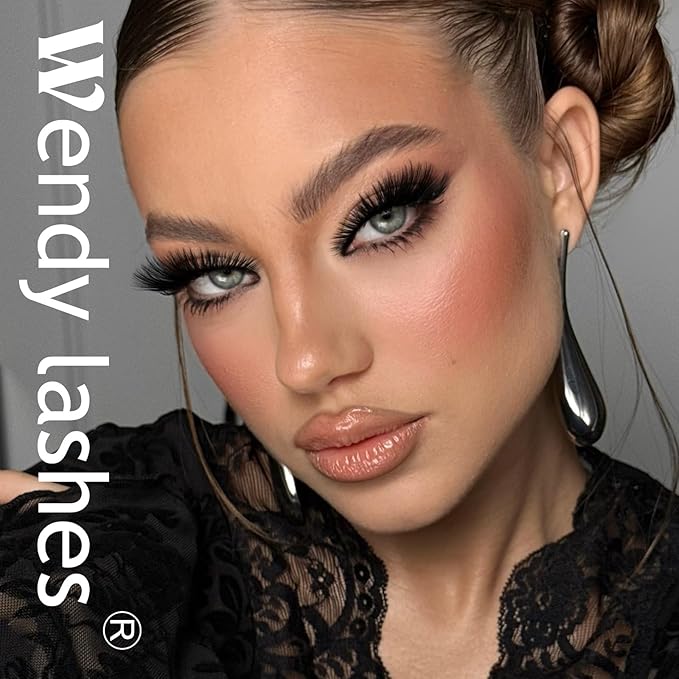 WENDY LASHES Clusters Kit 60D+80D+80D+100D+100D+200D 1680Pcs Wispy Eyelash Clusters 10-18mm Natural DIY Lash Extension Kit D Curl for Beginners
