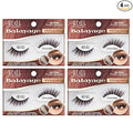 Ardell Balayage Wispies False Eyelashes - Chocolate, Ultra Thin Band for Natural, Wispy Volume, Long-Lasting, Comfortable Wear Lashes, 4-Pack