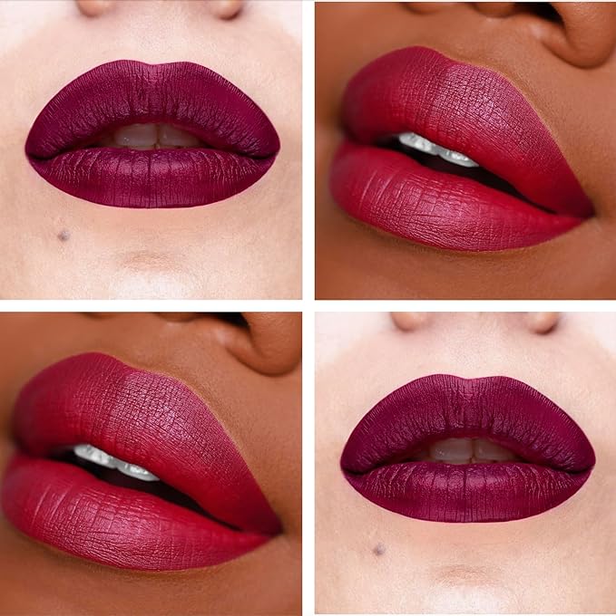 The Lip Bar Liquid Matte 3 pack: Playmate, Brickhouse, Muse - One Swipe - Long Lasting - Jojoba Oil, Vitamin E - Vegan & Cruelty Free - Makeup & Cosmetics - .24 fl oz