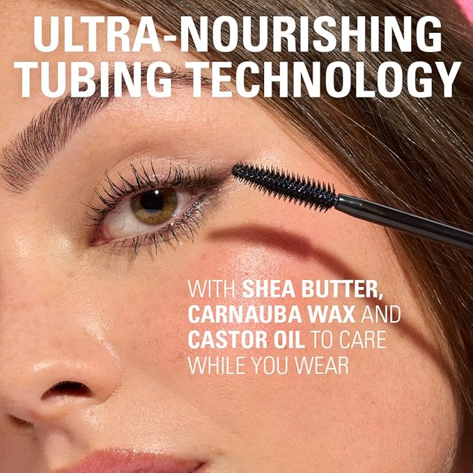 Revolution Beauty London, Wrap Lash Tubing Mascara, Smudge-Proof & Water-Resistant for Length & Volume, Vegan & Cruelty-Free, Burgundy, 0.28 fl oz