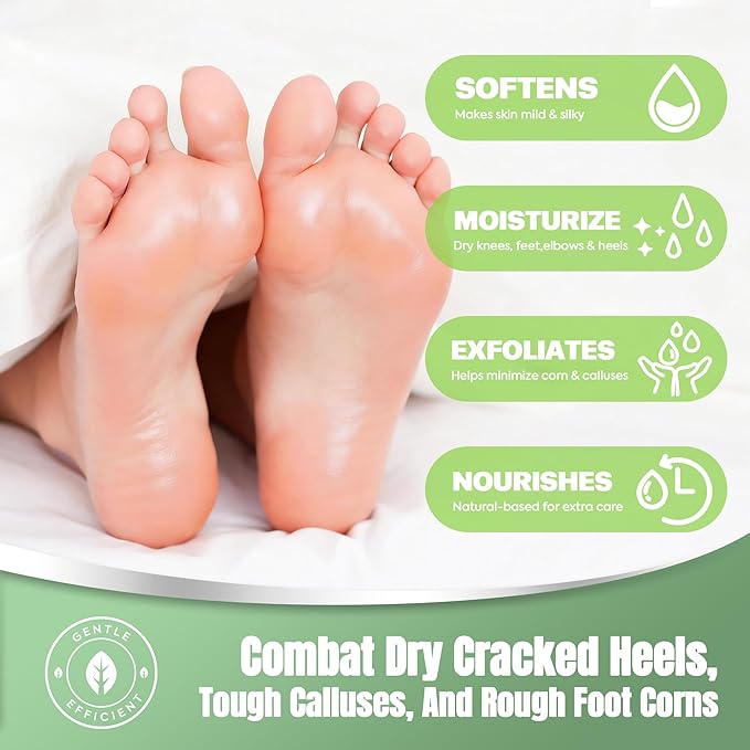 Tea Tree & Aloe Foot Care Set - Urea Cream,Callus Remover Gel & Foot Callus Remover,10Pairs Mask Sleeves for Dry Cracked Feet - Pedicure Kit for for Birthday Women Men Gift