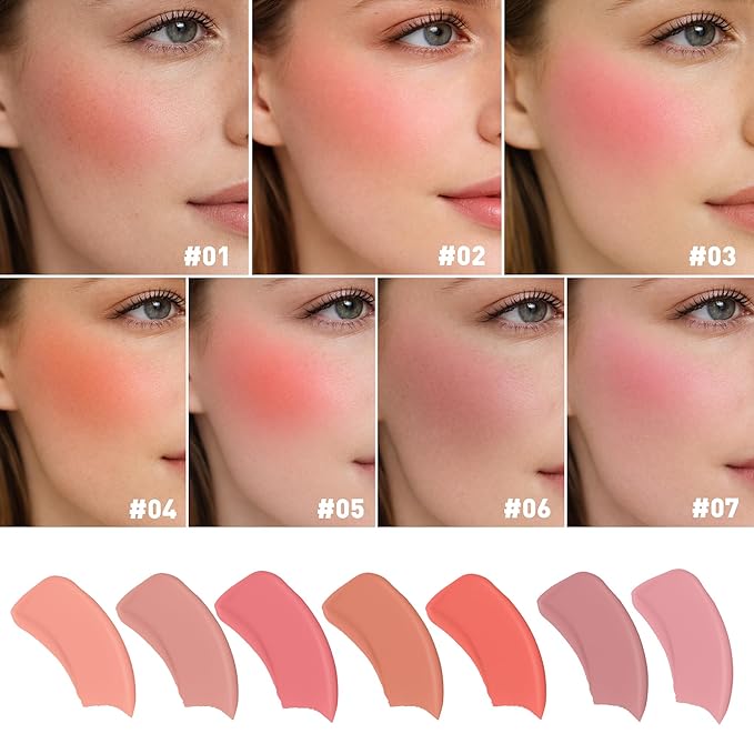FV Liquid Blush, Long Lasting Buildable Cream Cheek Tint with High-Pigment Color, Weightless Blendable Formula for Natural Dewy Finish (Alice)