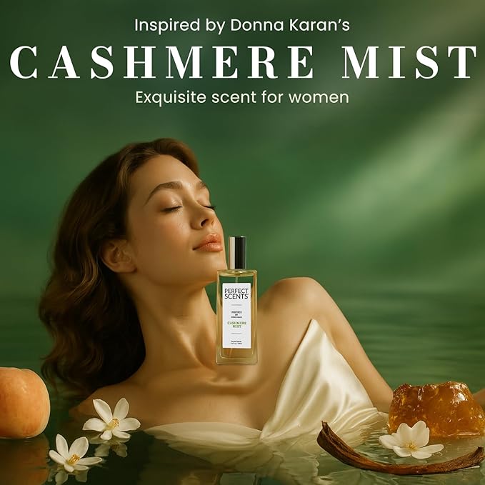 Perfect Scents – Inspired by Donna Karen’s Cashmere Mist Eau de Toilette, 3.4 fl oz