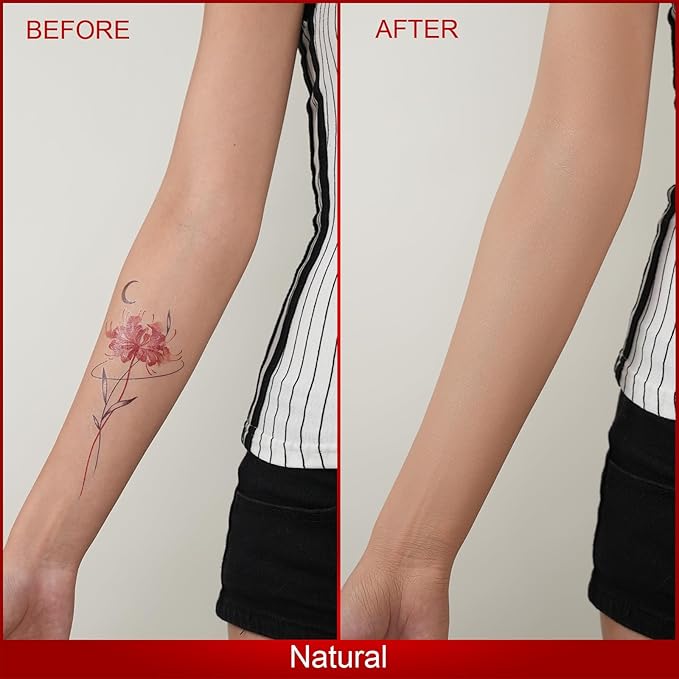 Tattoo Cover Up Makeup Waterproof,No Transfer Body Coverage Perfector,Full Coverage Body Foundation & Tattoo Concealer (Golden)