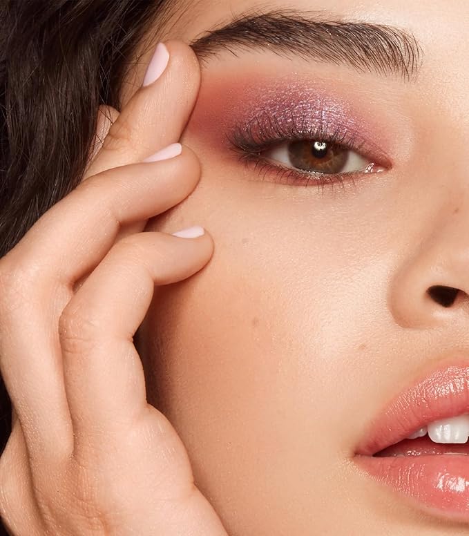 LAVONE Multichrome Eyeshadow, Iridescent Purple-Pink-Gold Eyeshadow Powder, Multidimensional Sparkle with One-Swipe Color, Highly Pigmented, Smooth Non-Falling