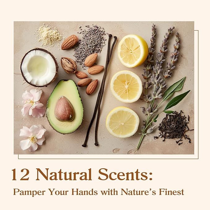 BODY & EARTH # LOVE 24 Pack Hand Cream for Women, Mothers Day Gifts for Mom, Hand Lotion Travel Size Hand Cream Bulk Gifts for Women, Bridesmaid Gifts Party Favors, Teacher Nurs Gifts