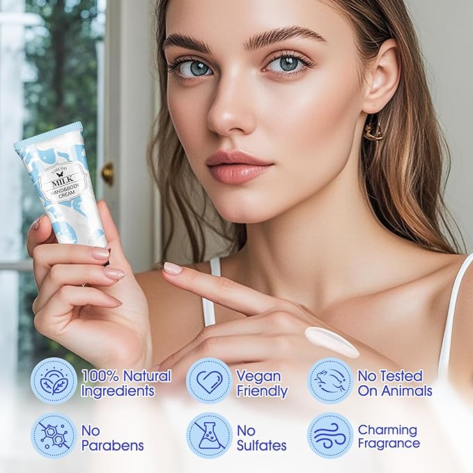 VISCOO 42 Pack Hand Cream Gifts Set for Women, Teacher Appreciation Gift / Graduation Gifts, Moisturizing Mini Hand Lotion Travel Size for Dry Cracked Hands, Birthday Gift